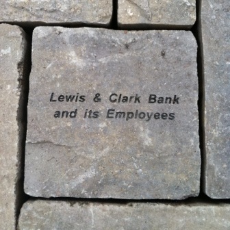 "Foundations of Hope" stone located at the  new Children's Center care facility.